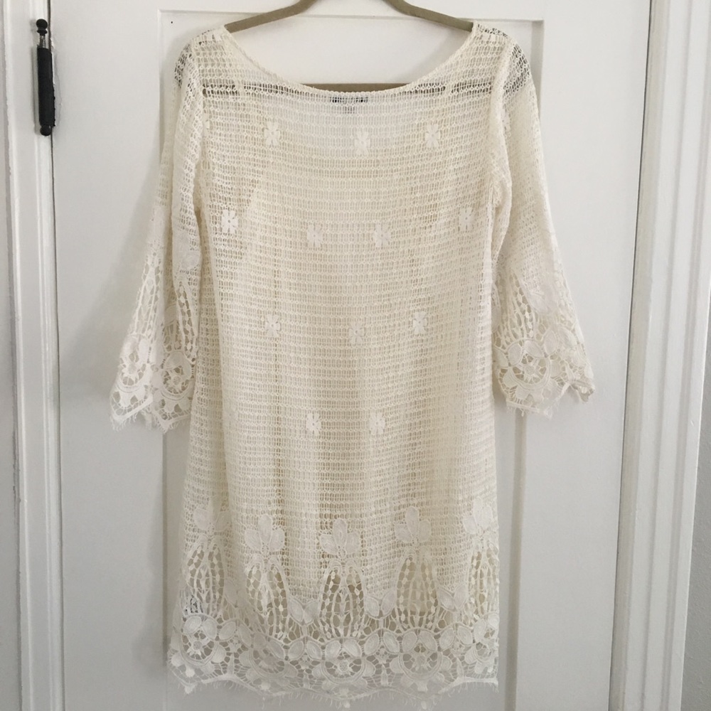 ✌🏼 Cream boho dress